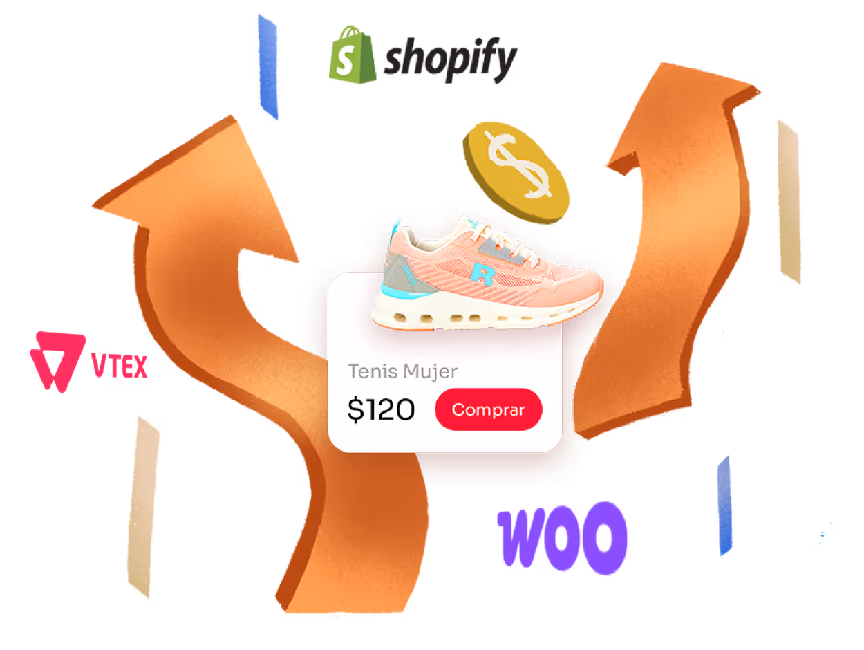 Platforms in Retail that connect to Tilopay